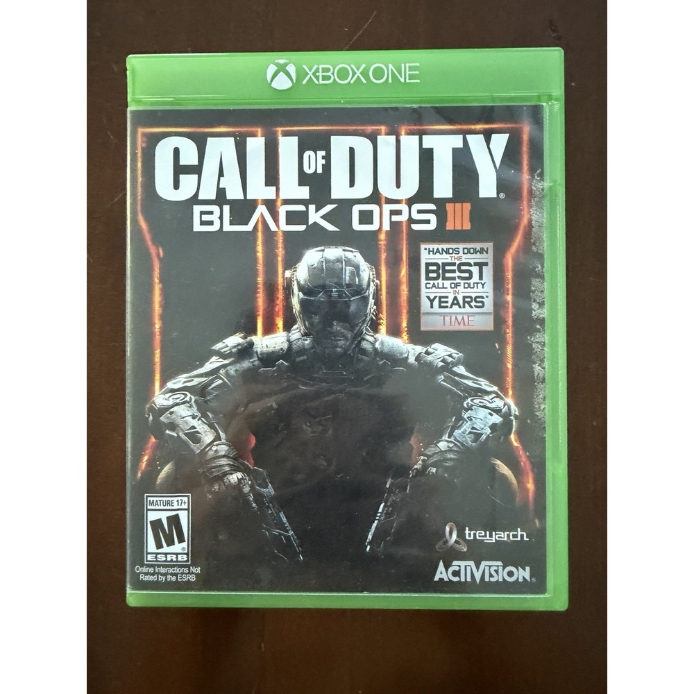Call of Duty Black Ops III 3 Microsoft Xbox 360 Complete CIB